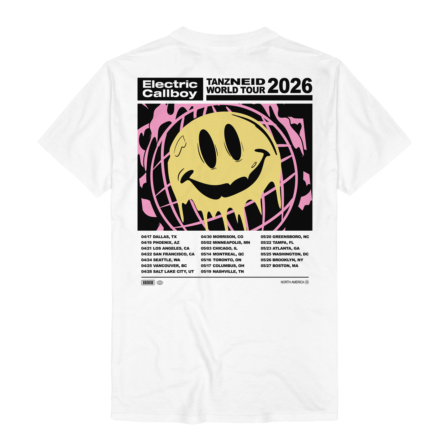 Smile North America 2026 Tour Shirt
